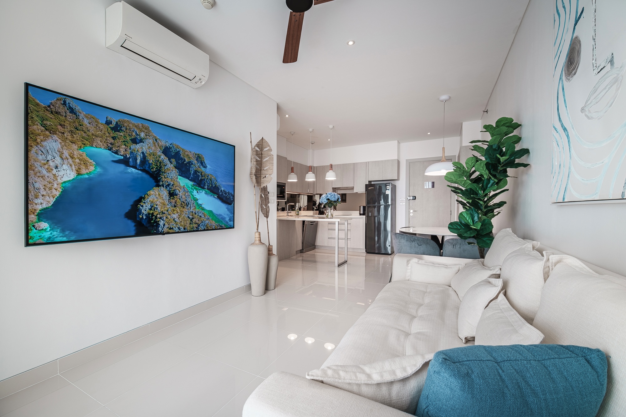 Легия - апартаменты 2 спальни в Cassia Residences Лагуна После реновации